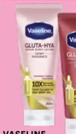 Priceline Vaseline Gluta-Hya Serum Burst Dewy Radiance Body Lotion offer