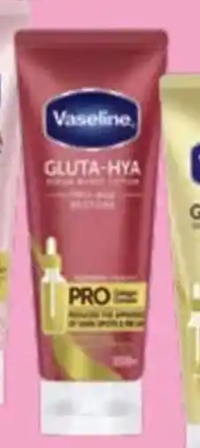 Priceline Vaseline Gluta-Hya Pro-Age Restore Body Lotion offer