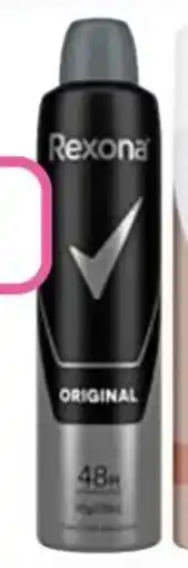 Priceline Rexona Men Antiperspirant Aerosol Deodorant Original offer
