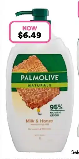Priceline Palmolive Naturals Body Wash Milk & Honey offer