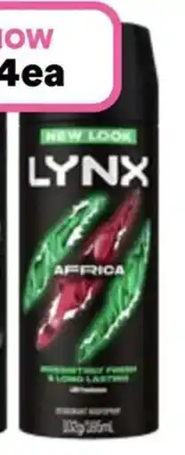 Priceline Lynx Antiperspirant Aerosol Africa offer
