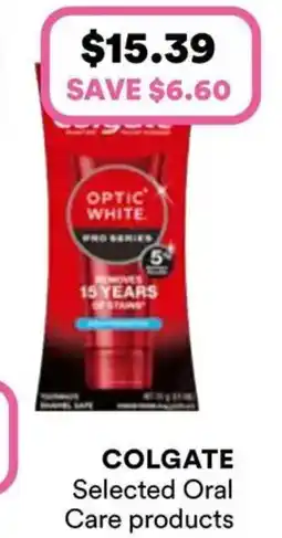 Priceline Colgate Optic White Pro Series Stain Prevention Teeth Whitening Toothpaste offer
