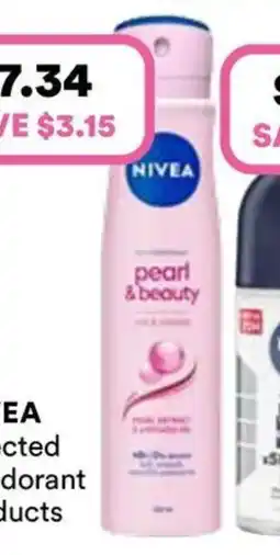 Priceline NIVEA Pearl & Beauty 72H Anti-Perspirant offer