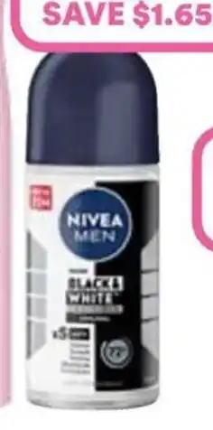 Priceline NIVEA MEN Black & White Invisible Original 72H Anti-Perspirant offer