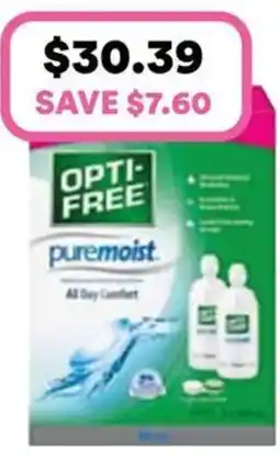 Priceline Opti-free & aosept selected products offer