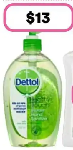 Priceline Dettol Healthy Touch Instant Hand Sanitiser Refresh offer
