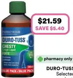 Priceline Duro-Tuss Chesty Cough Liquid Forte offer