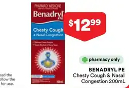 Priceline Benadryl PE Chesty Cough & Nasal Congestion offer