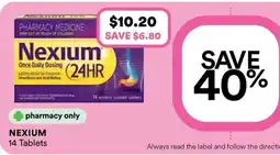 Priceline NEXIUM 24HR Once Daily Dosing offer