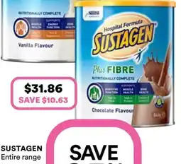 Priceline Sustagen Hospital Formula Active+Fibre Chocolate offer