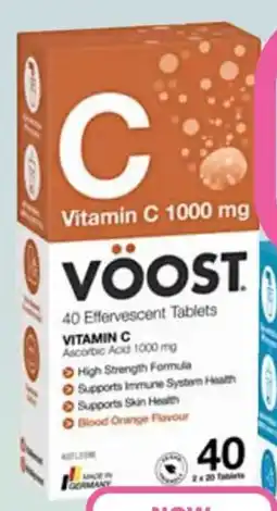 Priceline VÖOST Vitamin C 1000mg Blood Orange Flavour offer