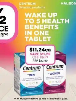 Priceline Centrum for Women offer