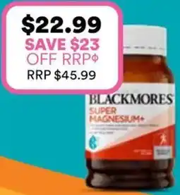 Priceline Blackmores Super Magnesium+ offer