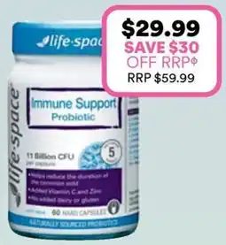 Priceline Life-Space Immune Support Probiotic offer