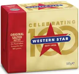 IGA Western Star Butter Block Selected Varieties offer