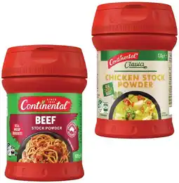 IGA Continental Stock Powder 120‑130g Selected Varieties offer