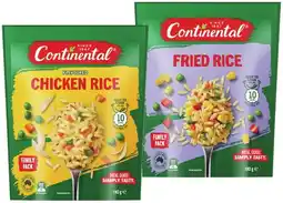 IGA Continental Flavoured Rice 180‑190g Selected Varieties offer