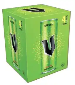 IGA V Energy Drink Selected Varieties offer