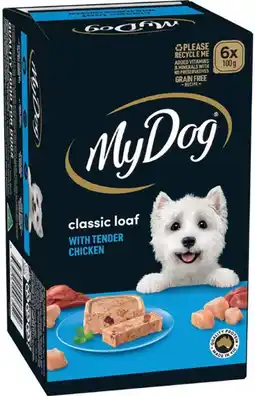 IGA My Dog Wet Dog Food Selected Varieties offer