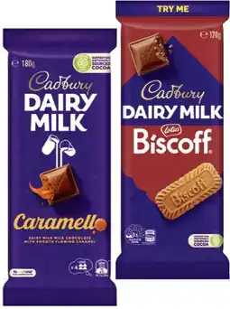IGA Cadbury Chocolate Blocks Selected Varieties offer
