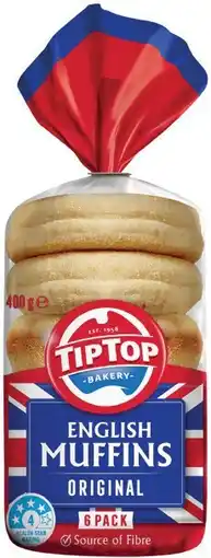 IGA Tip Top Muffins Selected Varieties offer
