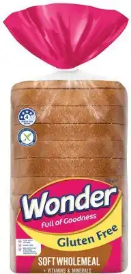 IGA Wonder Gluten Free Bread 470‑500g Selected Varieties offer