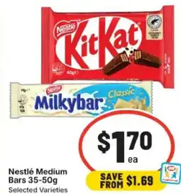 IGA Nestlé Medium Bars offer