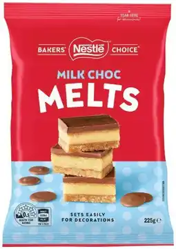 IGA Nestlé Bakers’ Choice Choc Melts Selected Varieties offer