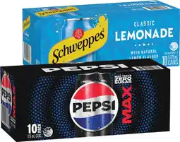 IGA Pepsi, Solo or Schweppes 10x375mL Selected Varieties offer