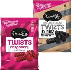 IGA Darrell Lea Liquorice Share‑280g Selected Varieties offer