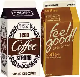 IGA Farmers Union Milk Iced Coffee offer