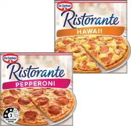 IGA Dr. Oetker Ristorante Pizza 310‑390g Selected Varieties offer