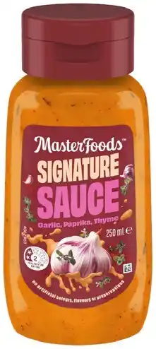 IGA MasterFoods No Rules Sauce Selected Varieties offer