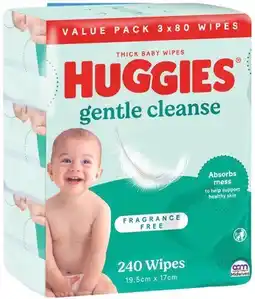 IGA Huggies Baby Wipes 3 Value Pack Selected Varieties offer