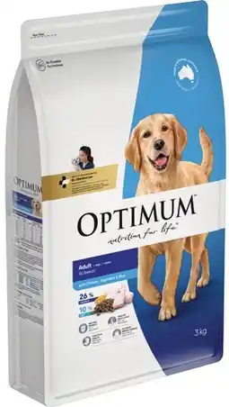 IGA Optimum Dry Dog Food Selected Varieties offer
