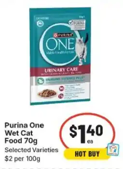 IGA Purina One Wet Cat Food offer