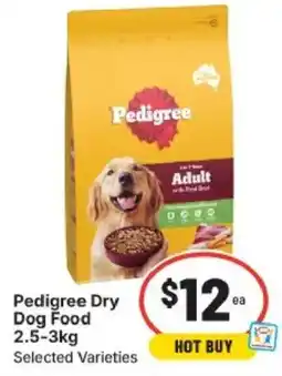 IGA Pedigree Dry Dog Food offer