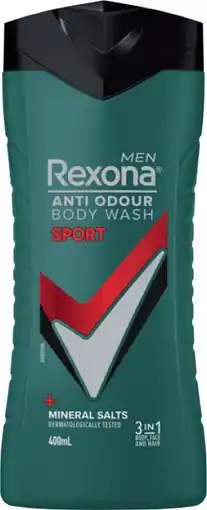 IGA Rexona Men Anti Odour Body Wash Selected Varieties offer