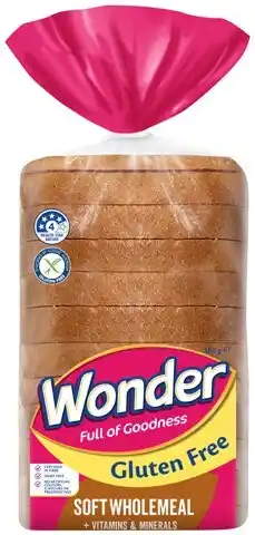 IGA Wonder Gluten Free Bread Selected Varieties offer
