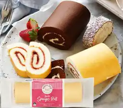 IGA Baker’s Oven Chocolate or Jam Sponge Roll 400g offer