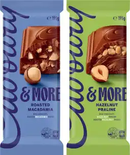 IGA NEW Cadbury & More Chocolate Block Selected Varieties offer