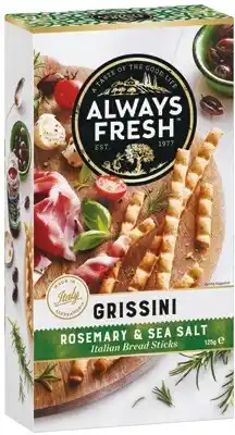 IGA Always Fresh Grissini Bread Sticks Selected Varieties offer