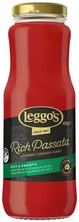 IGA Leggo’s Rich & Smooth Gourmet Passata Selected Varieties offer