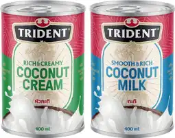IGA Trident Coconut Cream or Milk 400mL Selected Varieties offer