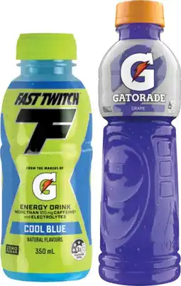 IGA Gatorade, G‑Active Electrolyte Water 600mL or Fast Twitch 350mL Selected Varieties offer