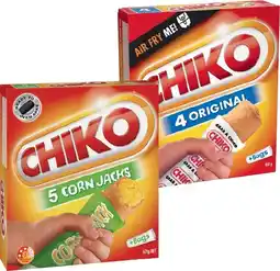 IGA Chiko Original Rolls 4 Pack or Corn Jacks 5 Pack offer