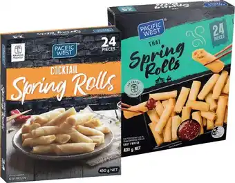 IGA Pacific West Spring Rolls Selected Varieties offer