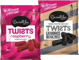 IGA Darrell Lea Liquorice Share‑280g Selected Varieties offer