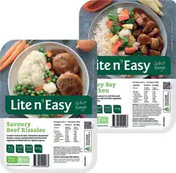 IGA Lite n’ Easy Frozen Meal 390‑455g Selected Varieties offer