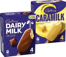 IGA Cadbury Ice Cream Sticks Selected Varieties offer
